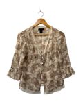 The Limited Paisley Sheer Blouse Vintage