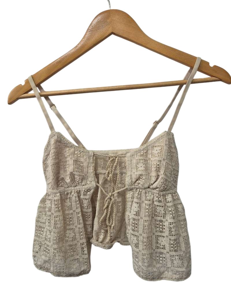 Aerie Lace-Up Peplum Tanks