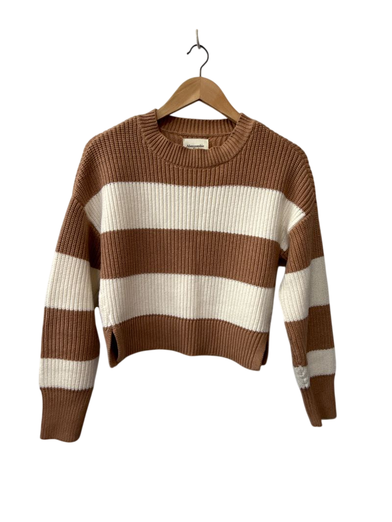 Abercombie & Fitch Striped Knit Sweaters
