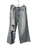 American Eagle Distressed Wide Leg Jeans