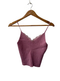 Lottie Moss Lace Trim Cami Tanks