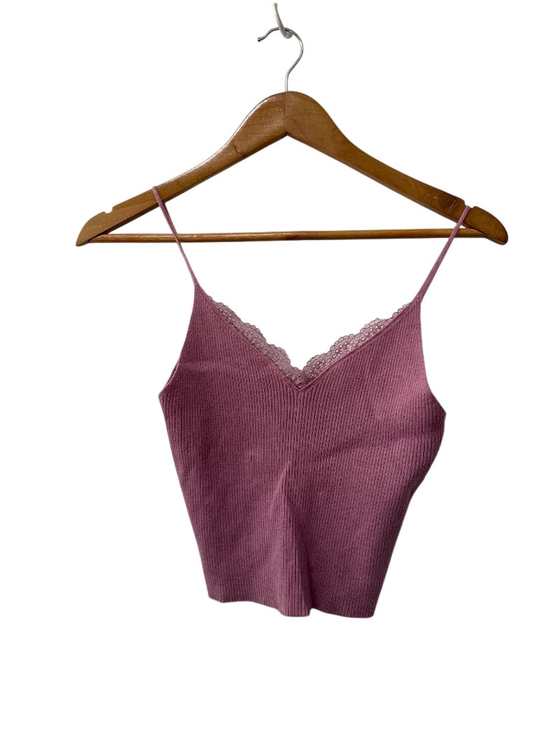 Lottie Moss Lace Trim Cami Tanks