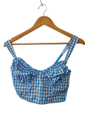 Coolsie Gingham Cropped Tanks