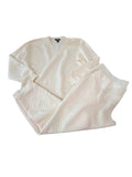 Land’s End V-Neck Quilted Set