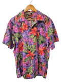 Hilo Hattie Floral Hawaiian Shirt Vintage