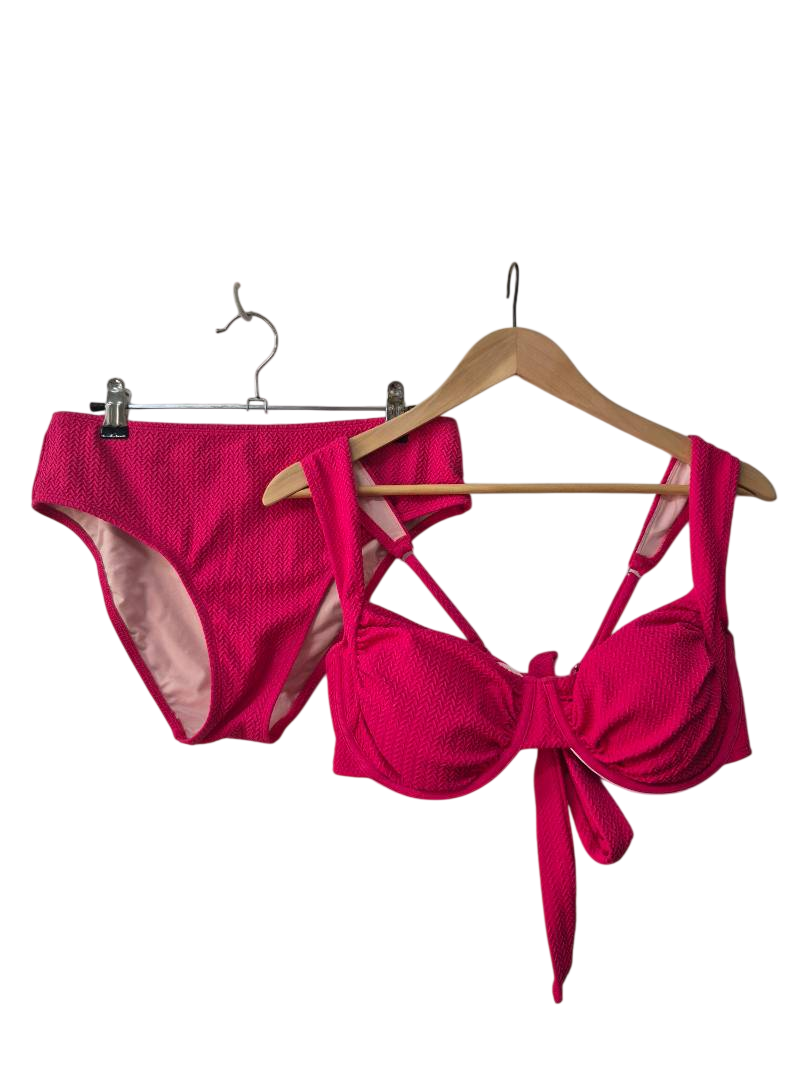 Textured Bikini Swimwear