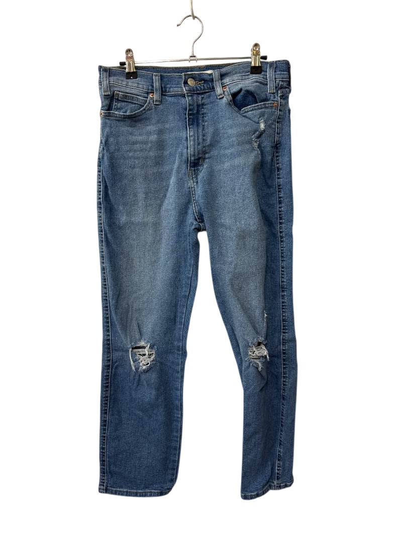 Levi’s Distressed Straight Leg Jeans