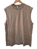 Sleeveless Crewneck Tanks