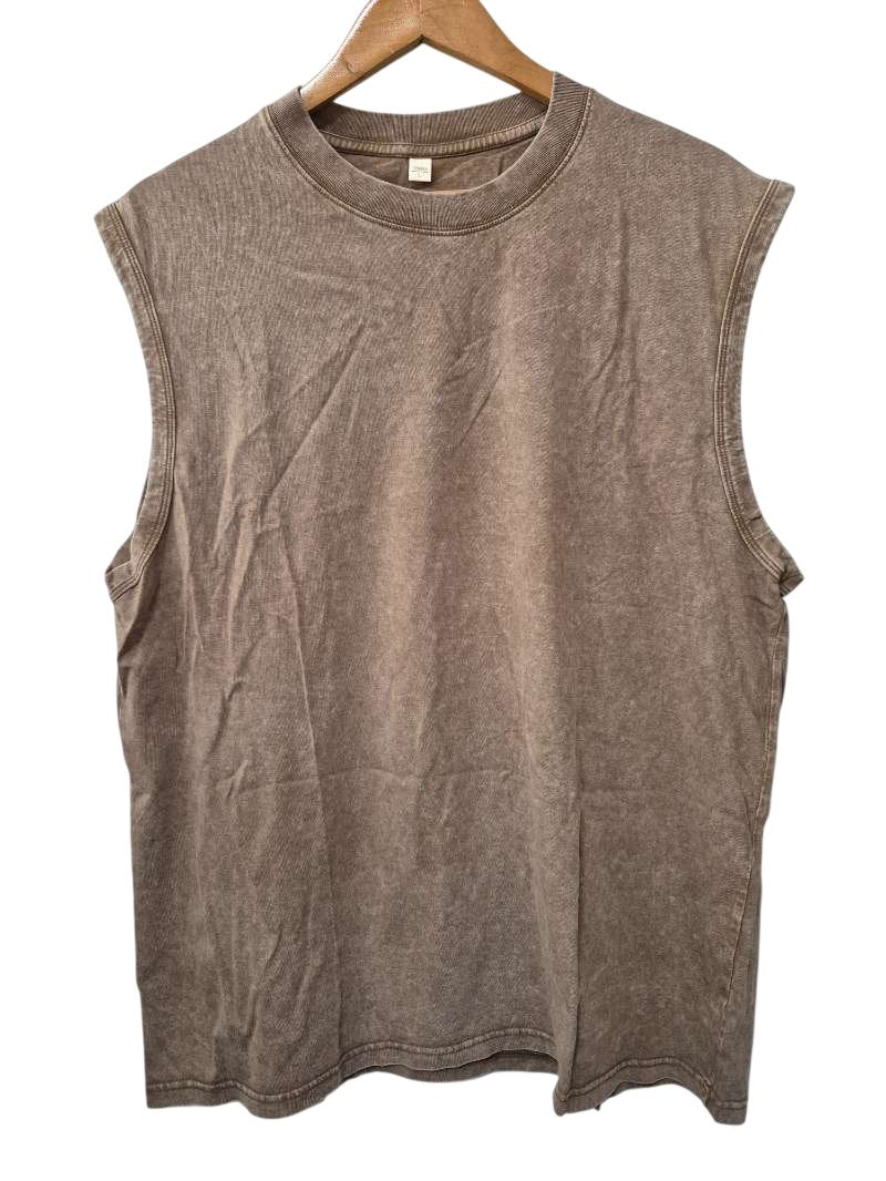 Sleeveless Crewneck Tanks