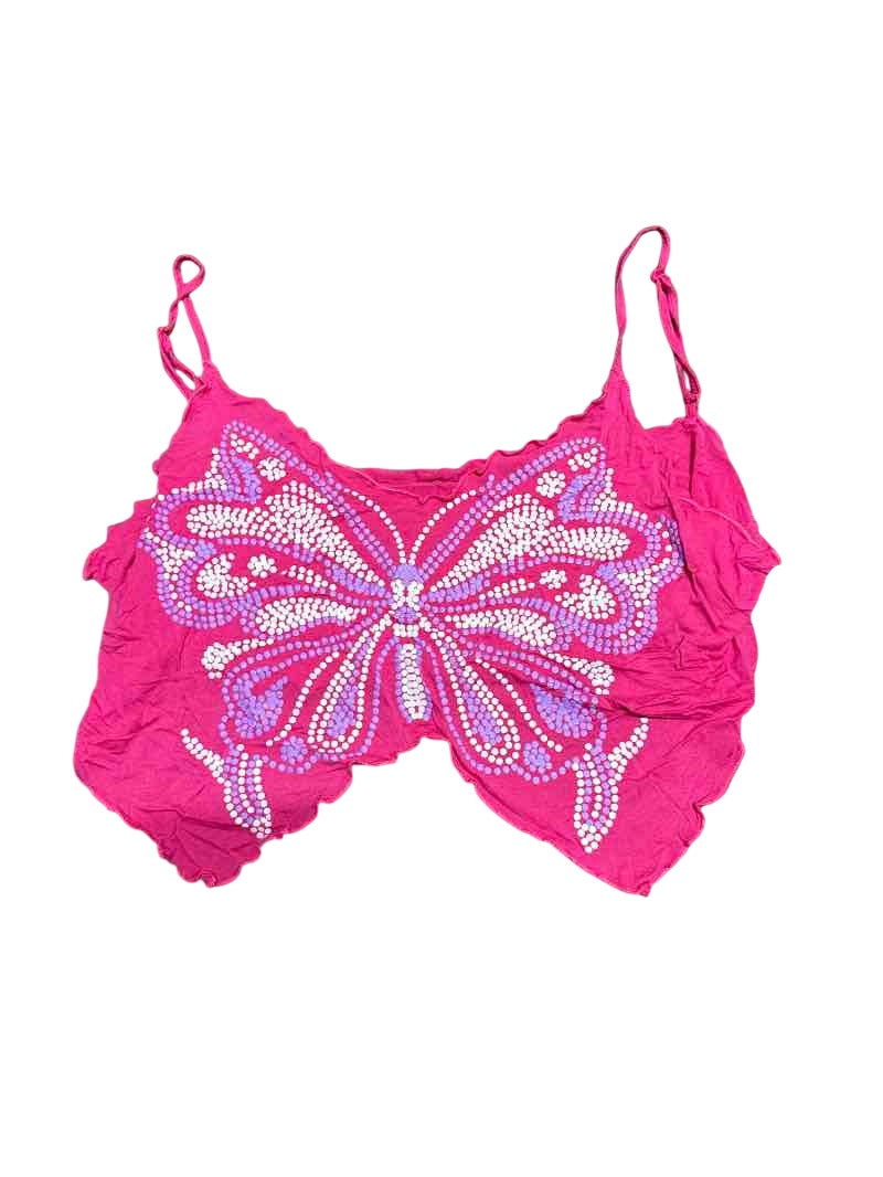 Shein Sequin Butterfly Tank Tanks