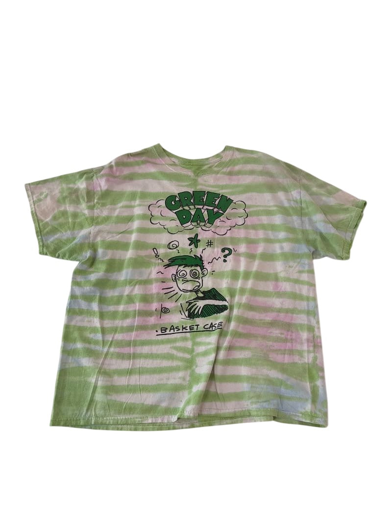 Green Day Graphic T-Shirt Short Sleeves