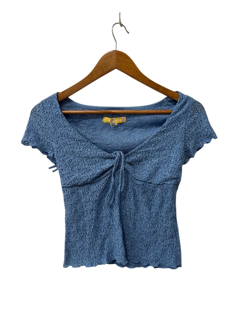 Urban Outfitters Tie-Front Top Short Sleeves