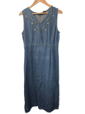 MPH Collection Denim Sleeveless Dress Vintage