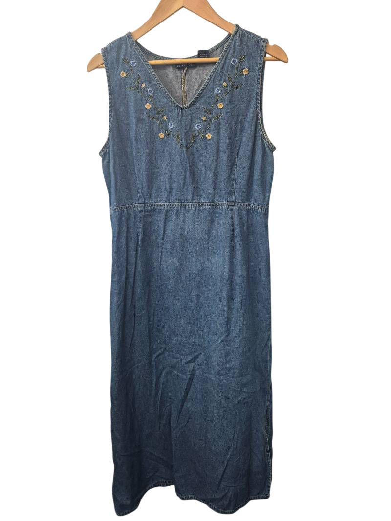 MPH Collection Denim Sleeveless Dress Vintage