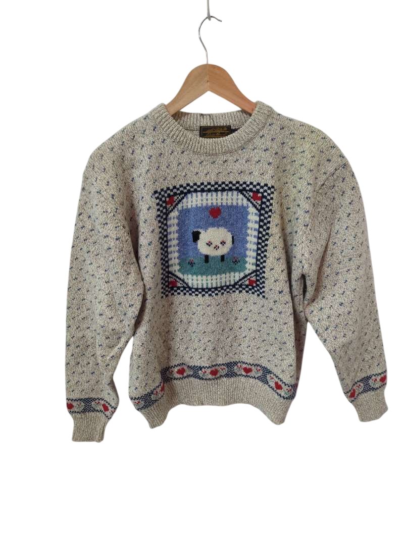 Eddie Bauer Retro Knit Sweater Vintage