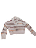 Free People Striped V-Neck Sweaters
