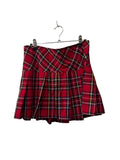 Plaid Pleated Skirt