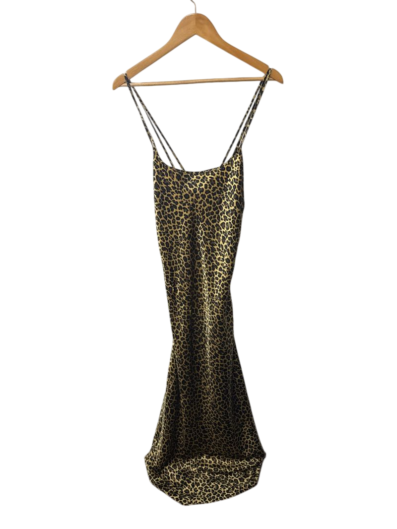 Victoria Seceret  Leopard Slip Dress Vintage
