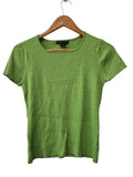 August Silk Ribbed T-Shirt Short Sleeves