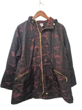 Chicos Camo Hooded Jacket Outerwear