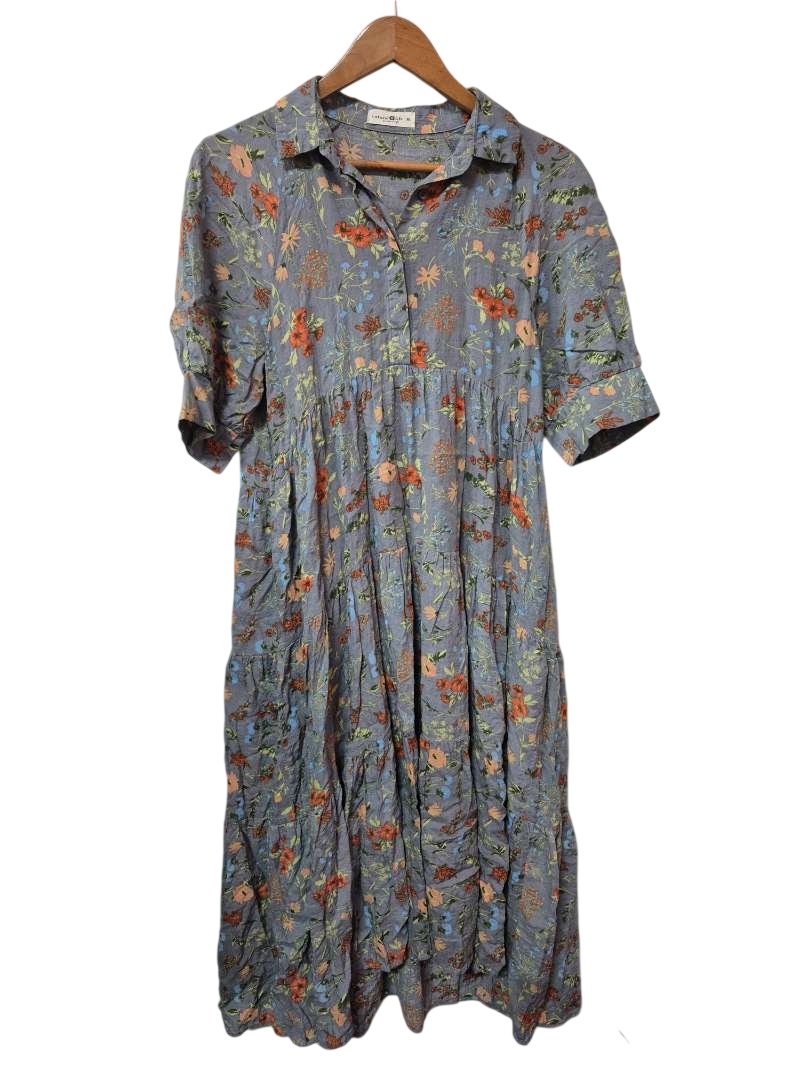 Natural Life Collared Midi Dresses