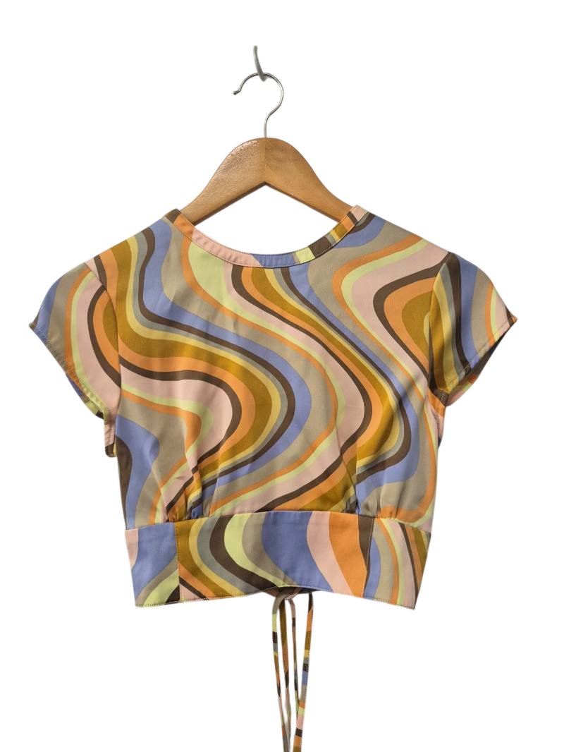 Urban Outfitters Abstract Pattern Short Sleeves