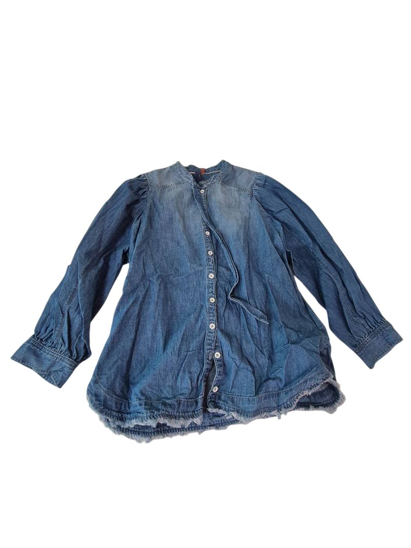 Pilcro Button-Down Top Long Sleeves