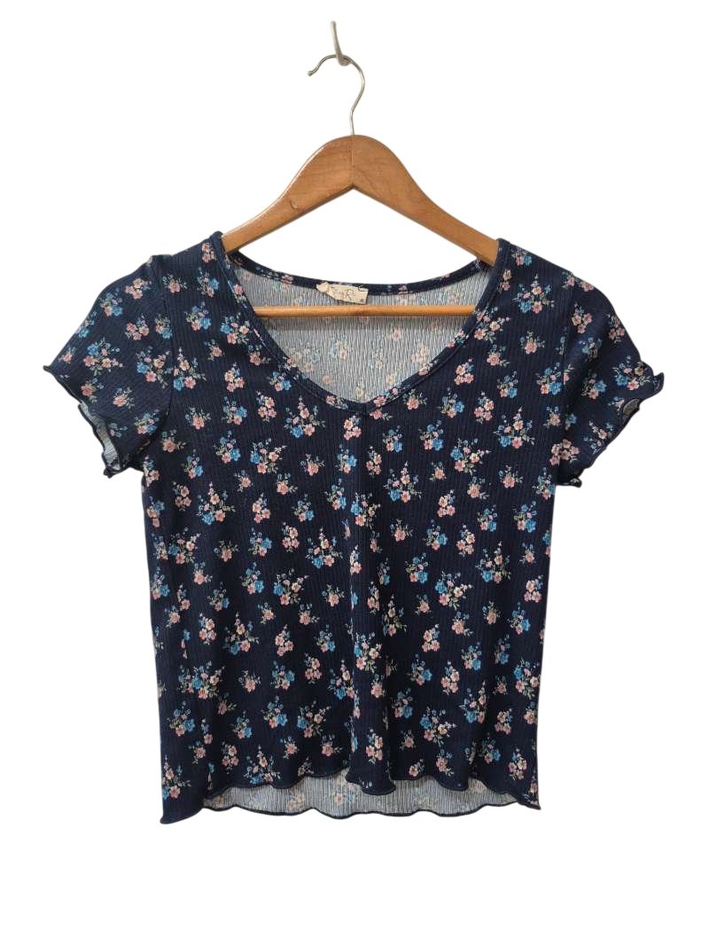 Olivia Roe V-Neck Floral Short Sleeves