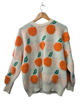 Fruit Print Pullover Sweaters