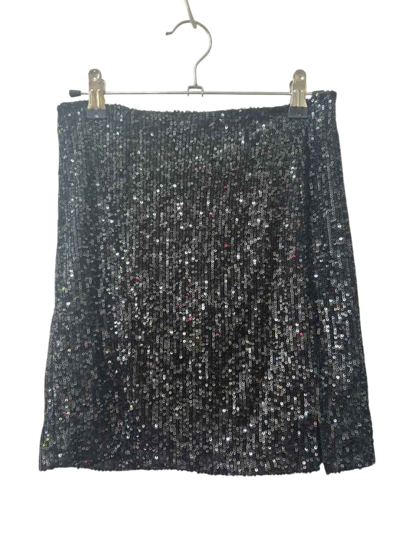 Love on a Hanger Sequined Mini Skirt