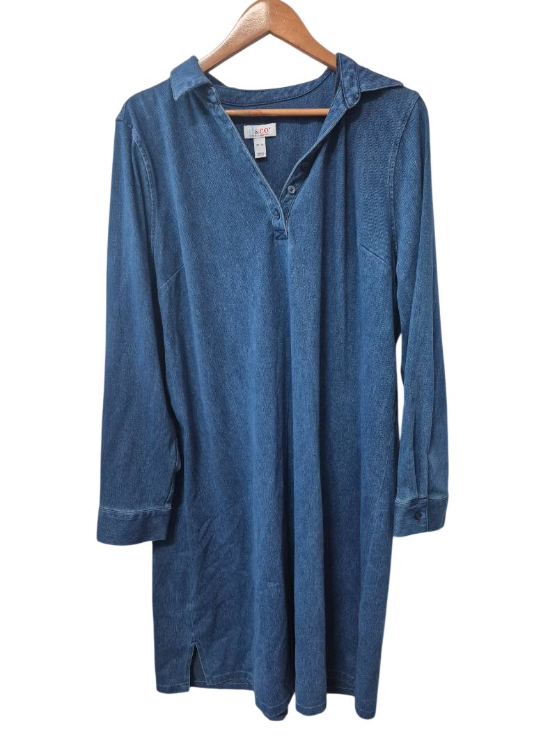 D&CO Collared Shirt Dress Dresses