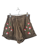Shein Embroidered Corduroy Shorts