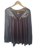 Sonoma Embroidered Tunic Long Sleeves
