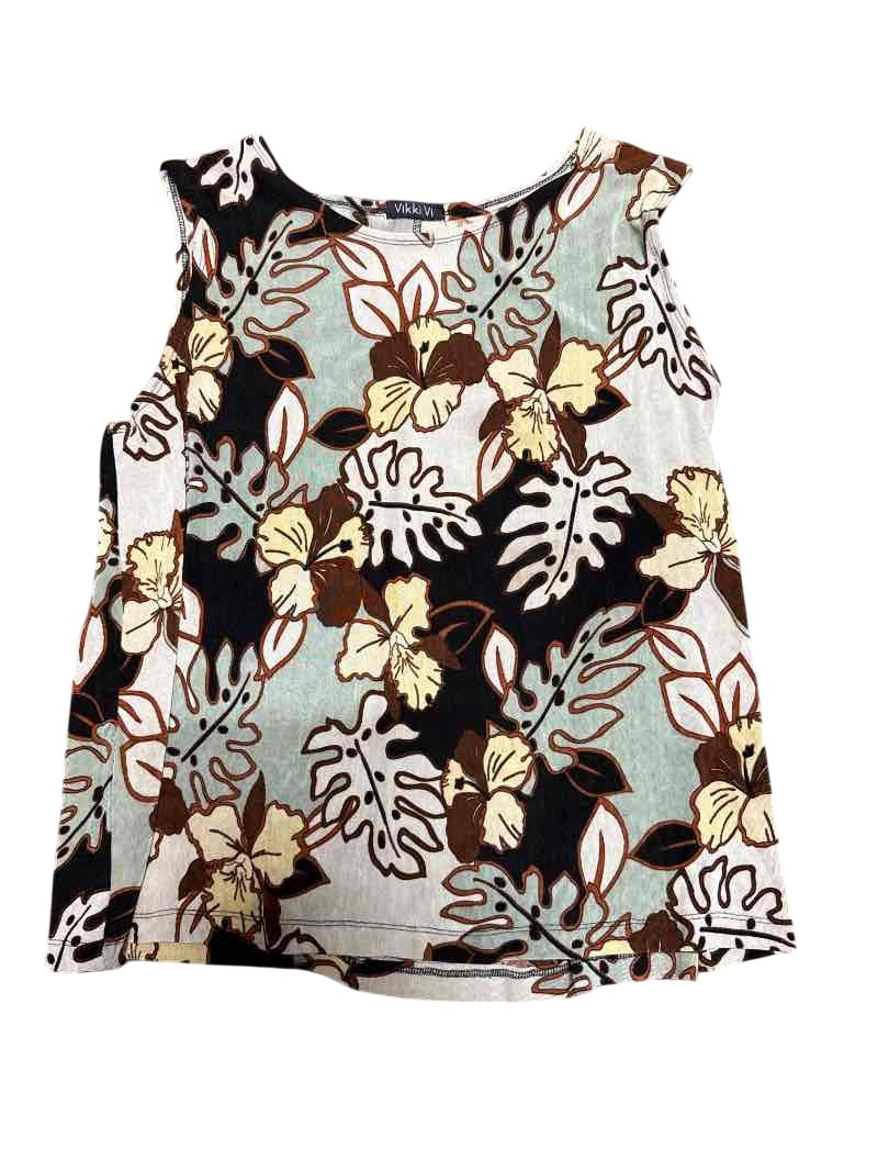 Vikki Vi Sleeveless Floral Tanks