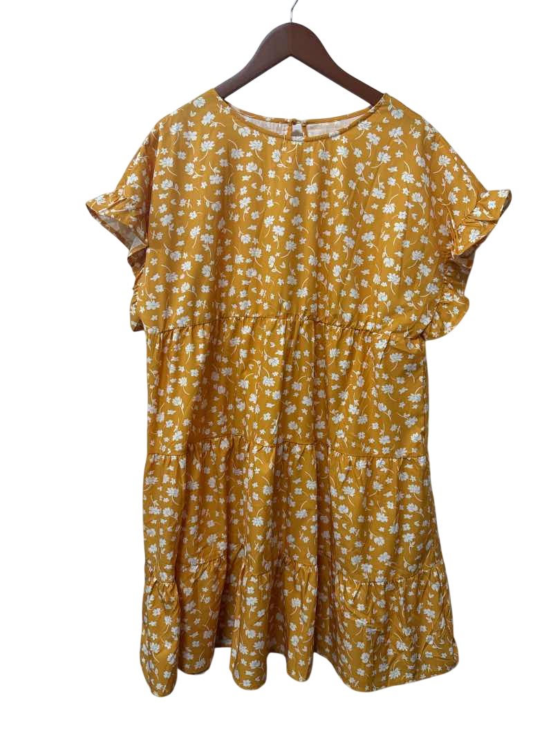 Shein Floral Tiered Dresses