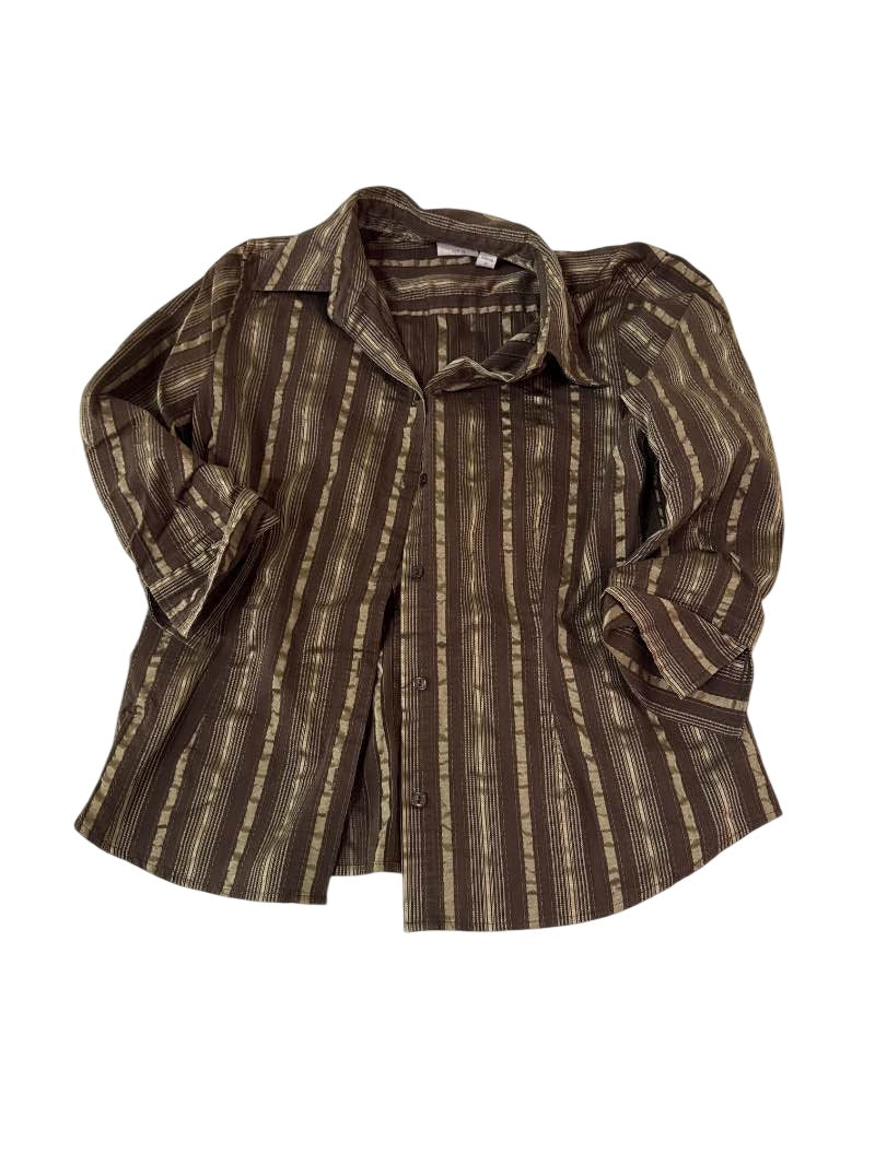 APT 9 Striped Blouse Vintage