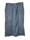 Christopher & Banks Denim Midi Skirt