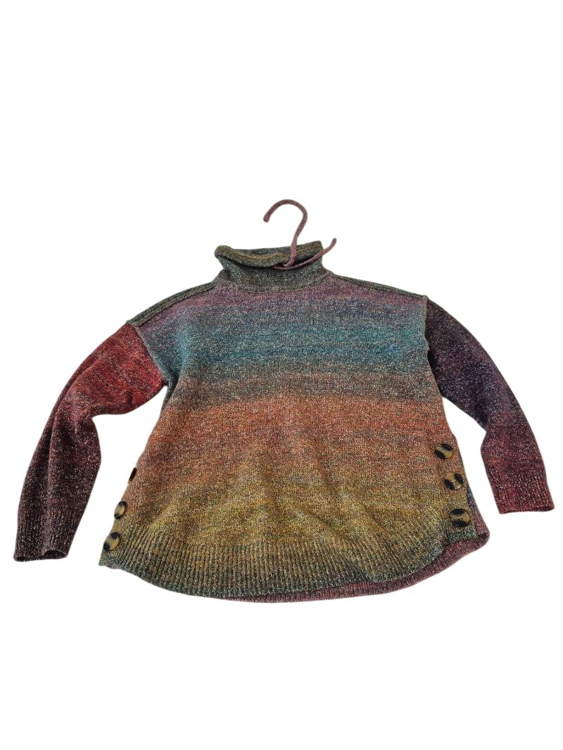West Bound Turtleneck Buttoned Sweaters