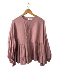 Mudpie Tiered Peplum Long Sleeves