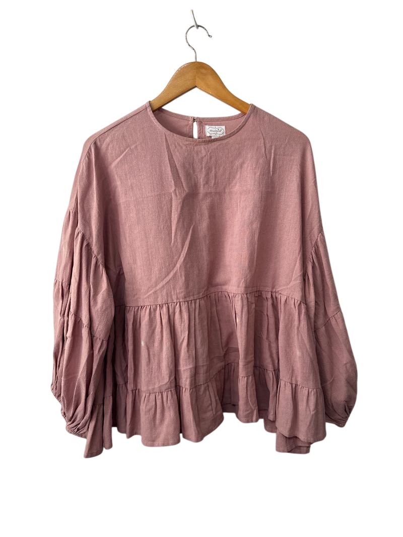 Mudpie Tiered Peplum Long Sleeves