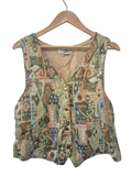 Chariecea Vintage Patterned Vest Vintage