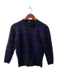 Green Feild Vintage Grid Sweater Vintage