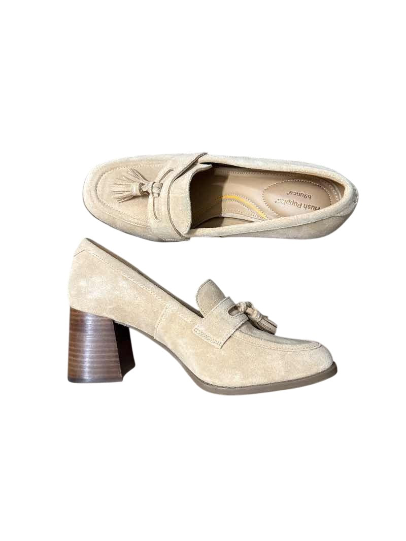 Hush Puppies Block Heel Loafers Heels