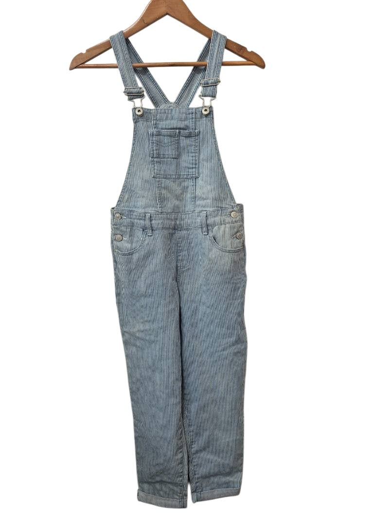 Jordache Striped Overalls Dresses