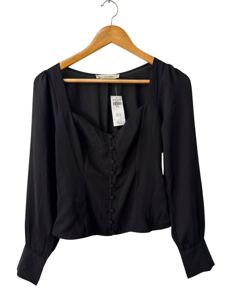 Abercrombie & Fitch Button-Up Blouse Long Sleeves