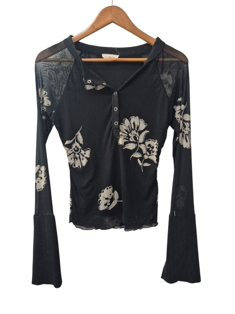 Promesa Floral Mesh Long Sleeves