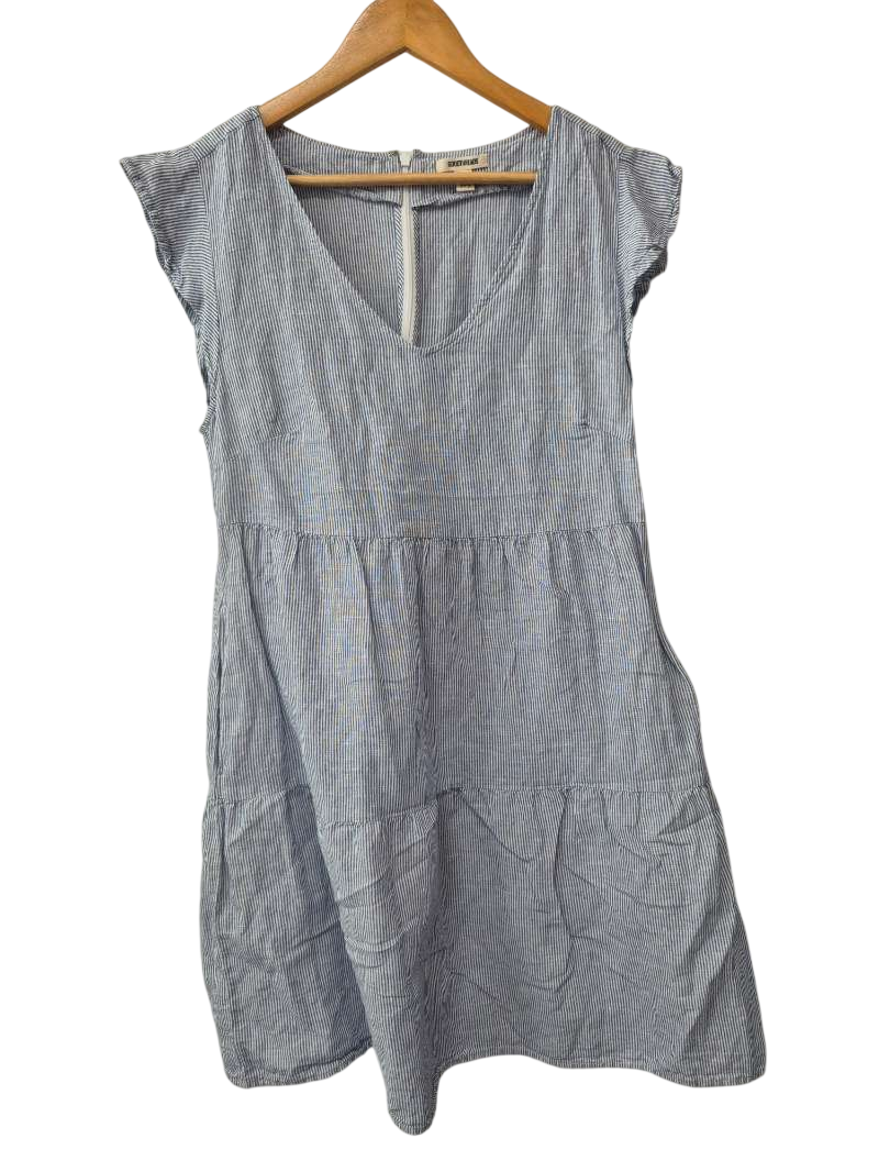 Goodthreads V-Neck Striped Dresses