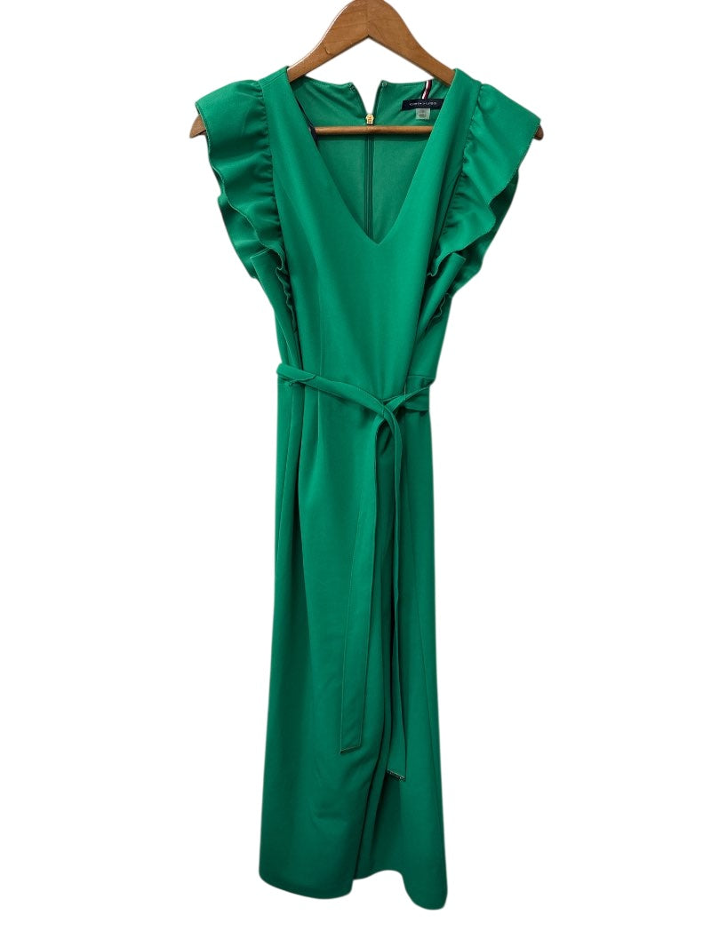 Tommy Hilfiger V-Neck Belted Dresses