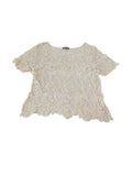 Roz&Ali Lace Overlay Short Sleeves