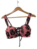 Floral Lace-Up Swimwear